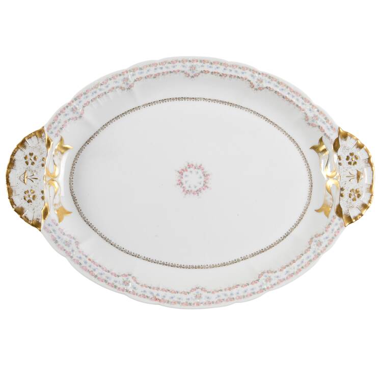 POY591 16" Oval Serving Platter
