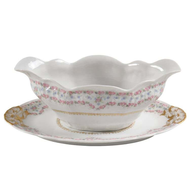 POY591 Gravy Boat & Underplate