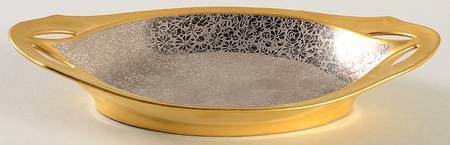Rose and Daisy (Platinum on Gold) Relish