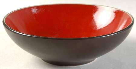 Red Reactive Soup/Cereal Bowl