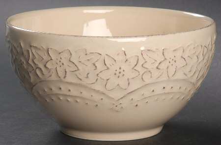 Lacey Cream Soup/Cereal Bowl