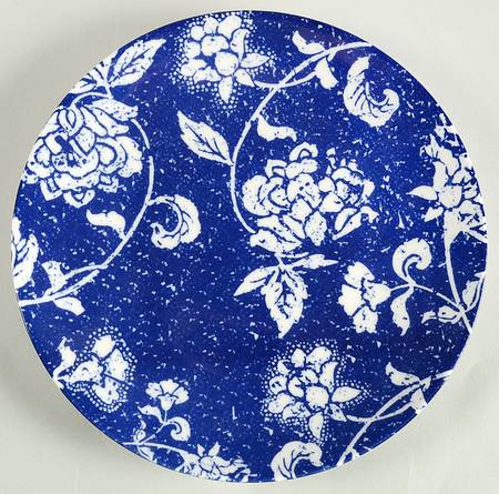 Batik Blue Salad Plate