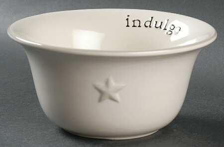 Word Expressions (Embossed Words) Coupe Soup Bowl