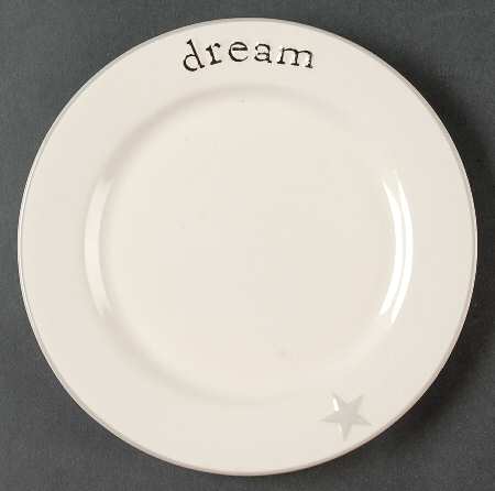Word Expressions (Embossed Words) Salad Plate