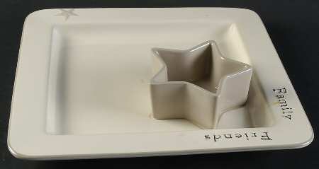Word Expressions (Embossed Words) (2 Piece) Chip & Dip Set