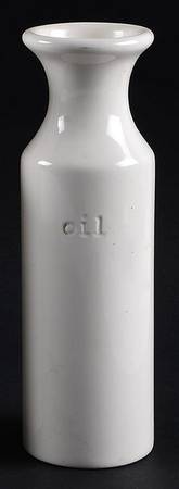 Sausalito Off White Oil Jar No Drizzle Spout