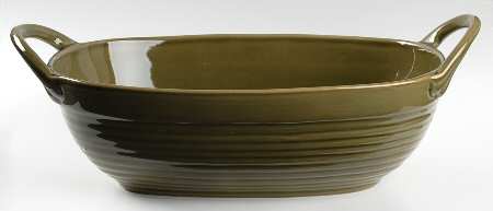 Clermont Moss 14" Oval Vegetable Bowl