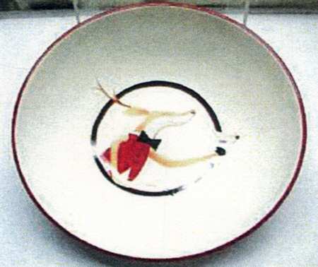 Reindeer Party 12" Large Salad Serving Bowl