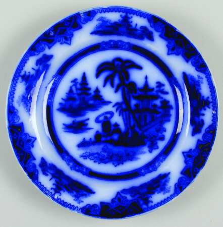 Honc (Flow Blue) by Petrus Regout &amp; Co