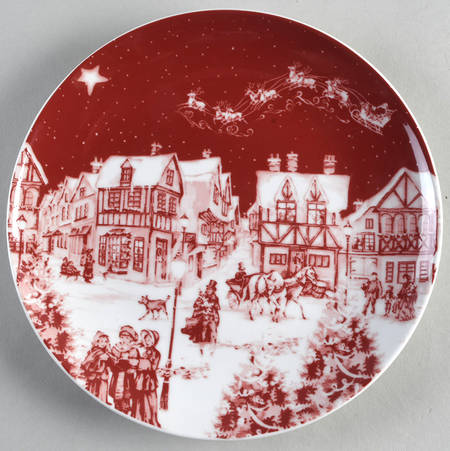 Nordic Noel Salad Plate by Pillivuyt