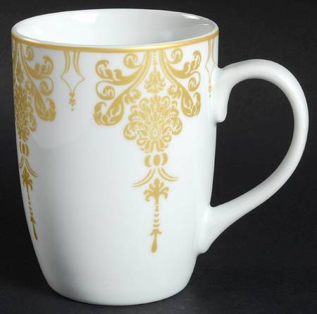 Golden Floral Mug