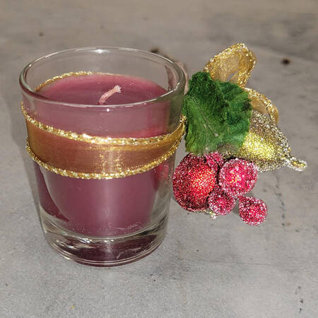 Winter Garden Glassware Votive Candleholder