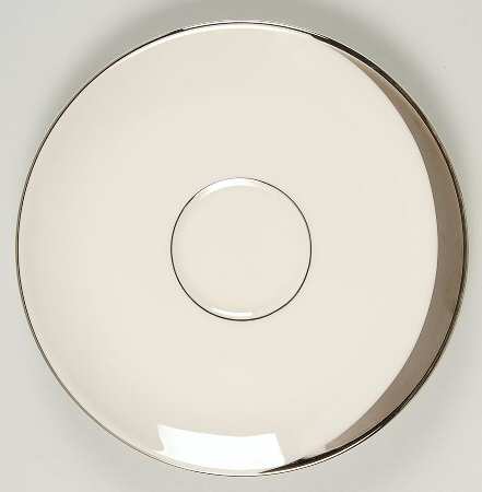 Crescent (White Background) Saucer