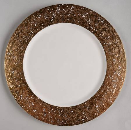 Metropolitan Gold (Ivory Background) Service Plate (Charger)