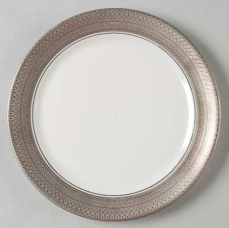 St Moritz (White Background) Salad Plate
