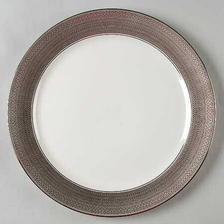 St Moritz (White Background) Dinner Plate