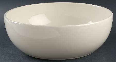 Sophia Cream 12" Large Salad Serving Bowl