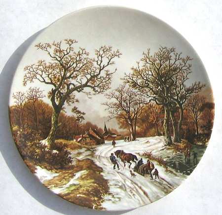 Landscape in Winter by Poole Pottery
