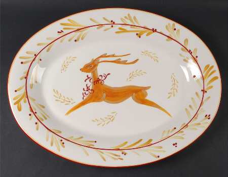 Winter Wonderland 18" Oval Serving Platter