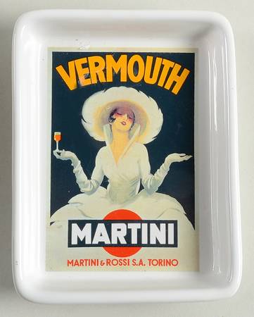 Vintage Posters 5 Piece Hors D'Oeuvres Set, Individual Piece