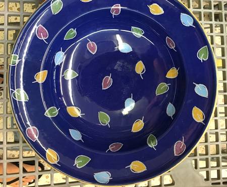 Leaves 14" Pasta Serving Bowl