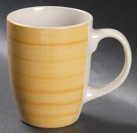 Swirl Golden Yellow Mug