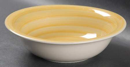 Swirl Golden Yellow Soup/Cereal Bowl