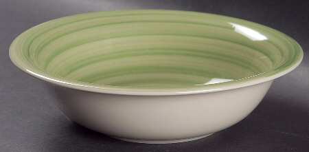 Swirl Pear Green Soup/Cereal Bowl