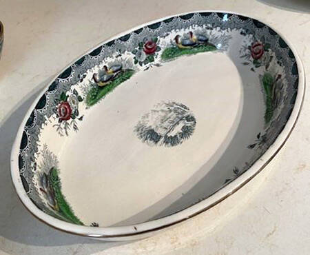 PVF9 12" Oval Vegetable Bowl