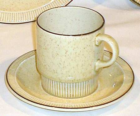 Sherwood Flat Cup & Saucer Set