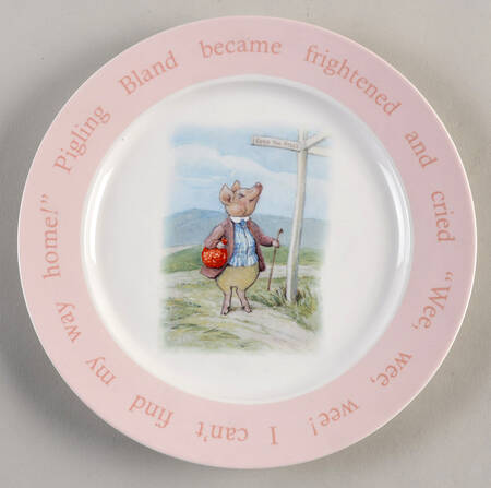 Beatrix Potter Luncheon Plate