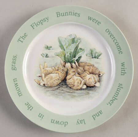 Beatrix Potter Luncheon Plate