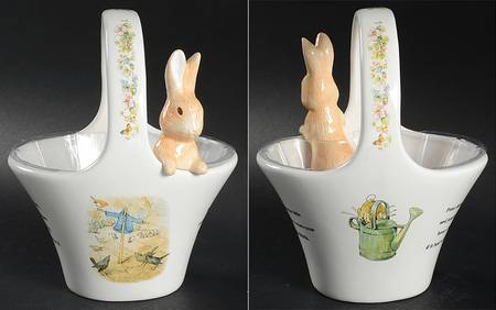 Beatrix Potter 8" Handled Basket