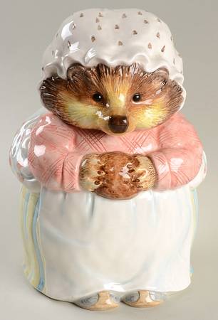 Beatrix Potter Figural Cookie Jar & Lid