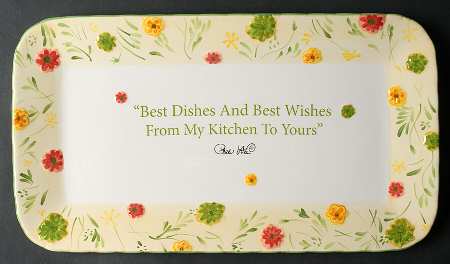 Garden Delights 17" Rectangular Serving Platter