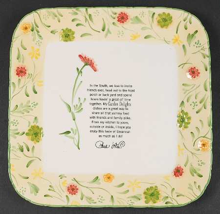 Garden Delights Collector Plate