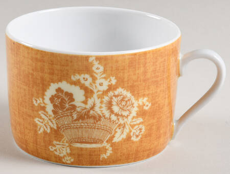Paniers Fleuris Orange Flat Cup