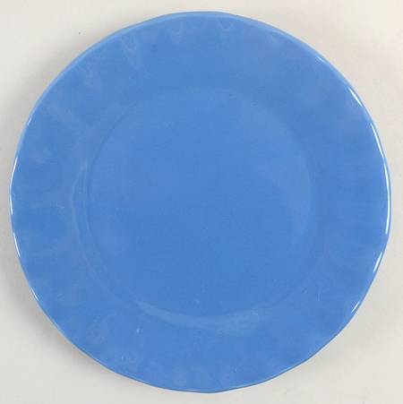 Village Collection Blue Salad Plate