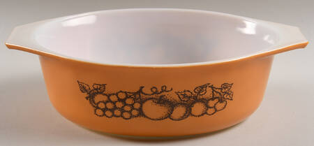 Old Orchard 1.5 Quart Oval Covered Casserole No Lid