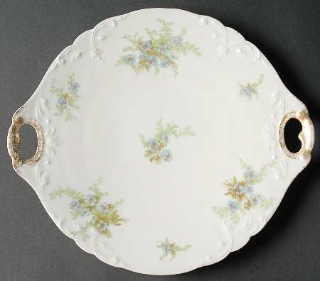 POY613 Handled Cake Plate
