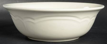 Color Medley Buff Glossy 8" Round Vegetable Bowl