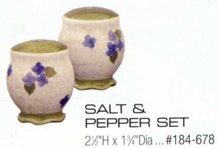 Hydrangea Salt & Pepper Set