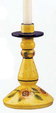 Tuscan Sun 8" Tall Candlestick