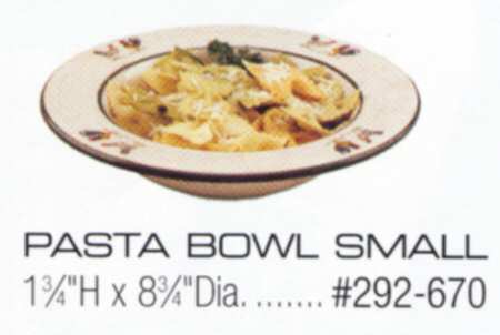 Coq Au Vin 8" Individual Pasta Bowl