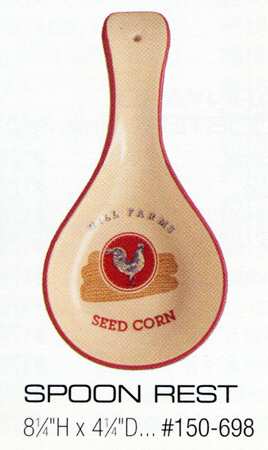 Farmhouse Spoon Rest/Holder (Holds 1 Spoon)