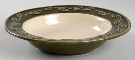 Autumn Leaves Rim Soup Bowl