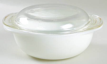 Opal (Milkglass) 1 Qt Round Covered Casserole