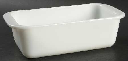 Opal (Milkglass) Loaf Pan