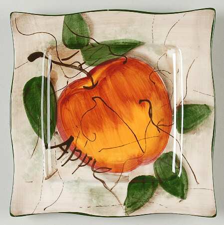 Parisian Fruit Square Salad Plate