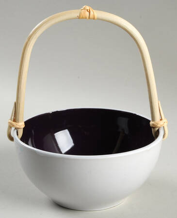 Garden Sunrise 7''-7 1/4'' Basket W/Bamboo Handle HC
